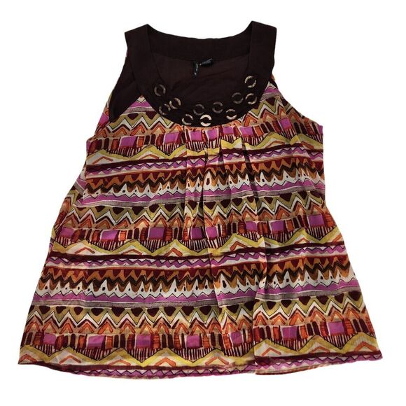 New Directions Top Multicolor Sleeveless Size Women's X-Large - Picture 1 of 8